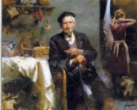 Pino Daeni - Impression oil painting.
